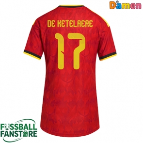 Belgien Charles De Ketelaere #17 Replik Heimtrikot Damen WM 2026 Kurzarm
